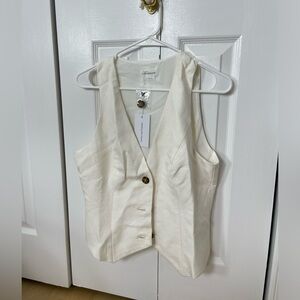 Revolve White Vest